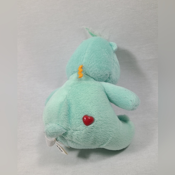Vintage Care Bear Mint Green Wish Bear Stuffed Animal Plush 7" 2003 - Picture 4 of 4